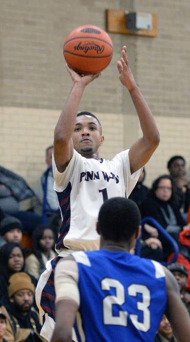 Penn Wood brings more to the table than just Malik Jackson's shooting ability, but the battle from beyond the arc will be a big part of their game with Penncrest Friday. (Times Staff/TOM KELLY IV)