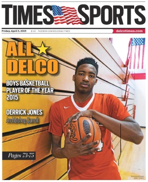 Archbishop Carroll's Derrick Jones is the 2014-15 Daily Times Boys Basketball Player of the Year. (Times Staff/RICK KAUFFMAN)